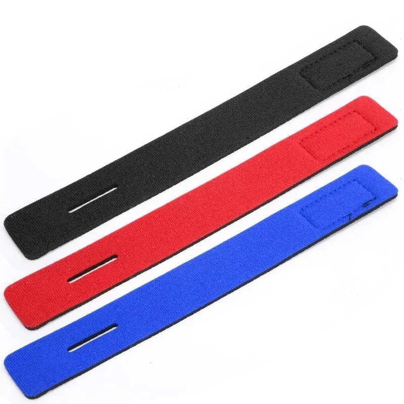 10pcs Fishing Rod Tie Holder Strap Belt Tackle Elastic Wrap Band Pole Holder Fastener Ties Outdoor Fishing Tools Accessories